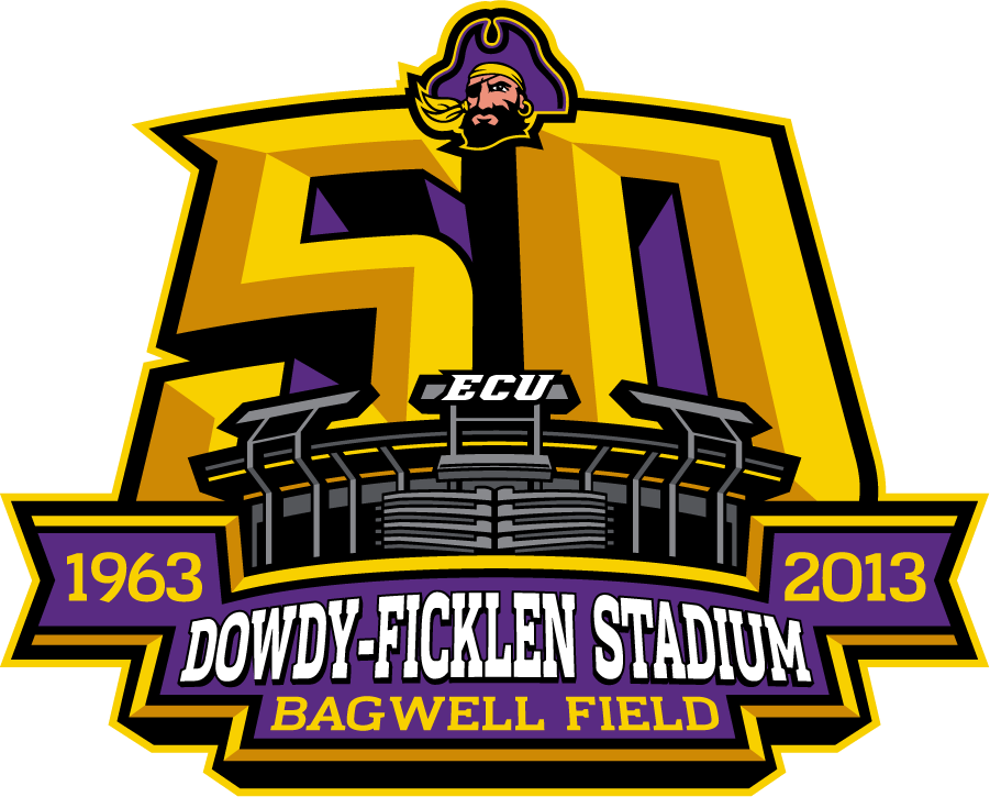 East Carolina Pirates 2013 Anniversary Logo diy DTF decal sticker